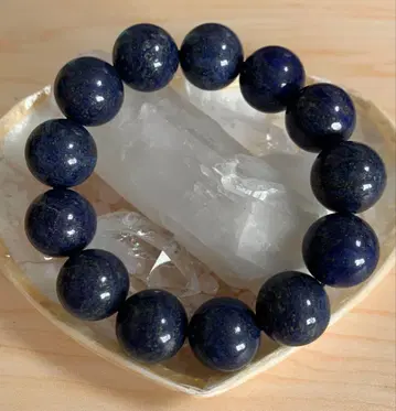 빅볼 라피스라줄리 팔찌 16~17mm 빅볼 시크한 색상 미사용 새상품