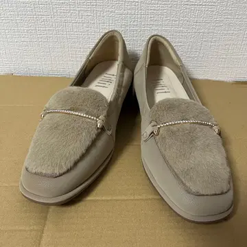 컨디션 최상 [ fitfit ] 로퍼 컴포트 베이지 로우힐