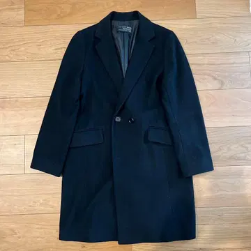 URBAN RESEARCH DOORS 블랙 체스터 코트