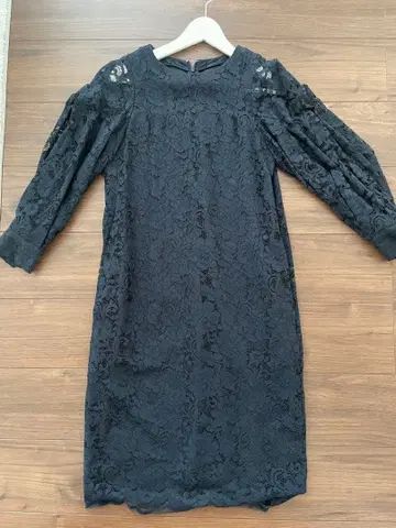 Ranon no.8 블랙 레이스 원피스