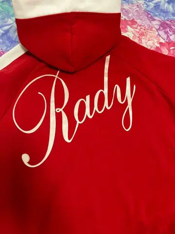 Rady 후드 부착 레드 후드티 M