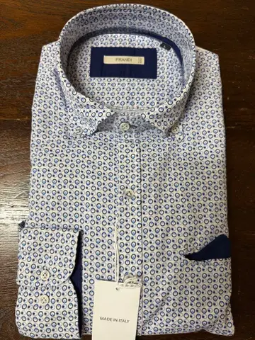 PRANDI R13/I L 사이즈 버튼 다운 셔츠