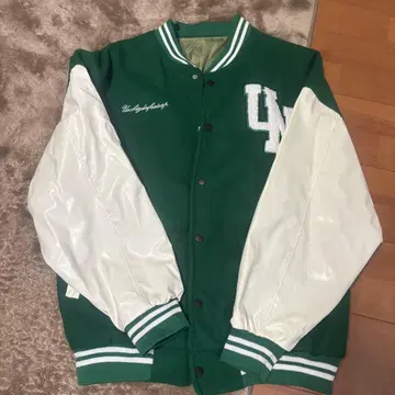 바시티 자켓 자수 남성용 자켓 아우터 구제 의류