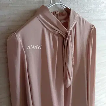ANAYI 아나이 리본 블라우스 사이즈 38 일본제