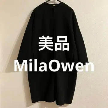 Mila Owen 미라 오웬 블랙 롱 코트