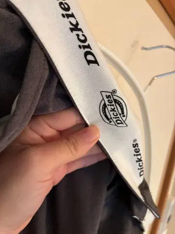 Dickies 와이드 팬츠 그레이