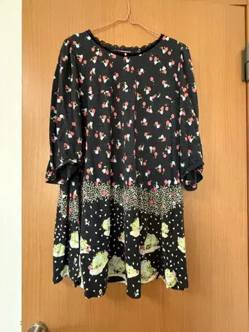 Franche Lippee 꽃무늬 오부 소매 튜닉