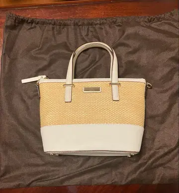 [ 새상품급 ] 케이트 스페이드 스트로우 바스켓 숄더 크로스바디