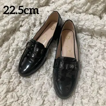 미사용급 피체 아바하우스 블랙 로퍼 비쥬 22.5