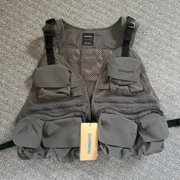 SHIMANO 낚시용 조끼 TF-V600Y 그레이
