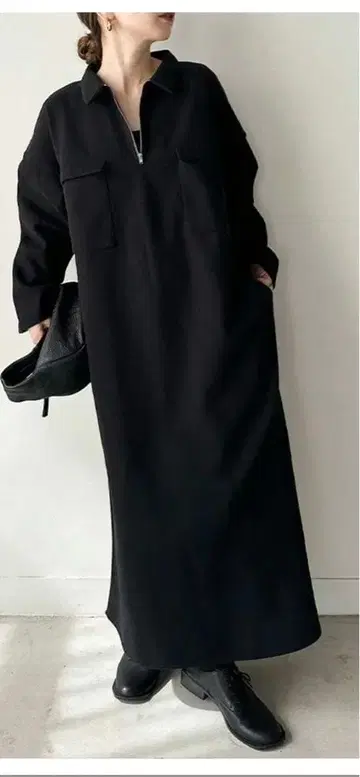 SELECTMOCA 프론트 지퍼 원피스 [ by SON ]