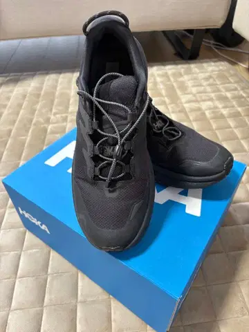 HOKA TRANSPORT 블랙 스니커즈 US8