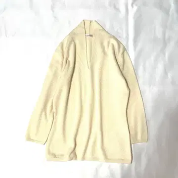 cashmika 카시미카 캐시미어 100% 니트 7부 소매 화이트 계열