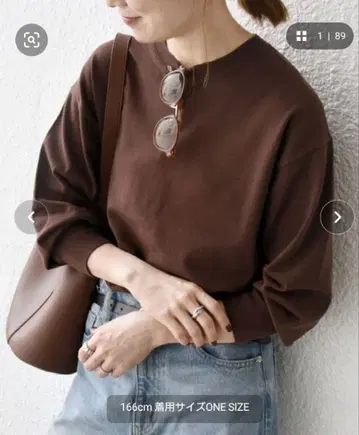 SHIPS any 맨투맨 라이크 니트 브라운 ONE SIZE