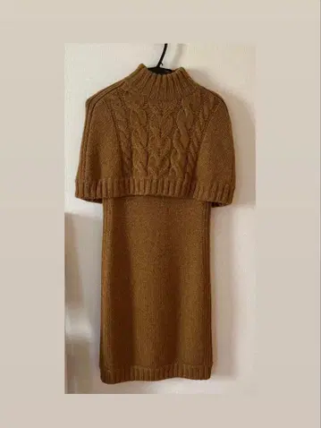 TAE ASHIDA 셋업 니트 원피스 판초