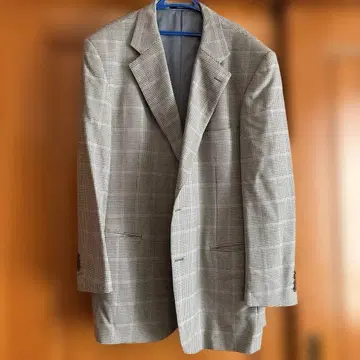 aquascutum 체크 무늬 테일러드 자켓