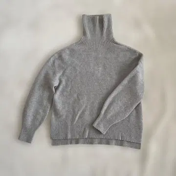 untitled 그레이 터틀넥 스웨터 S 사이즈 캐시미어 울