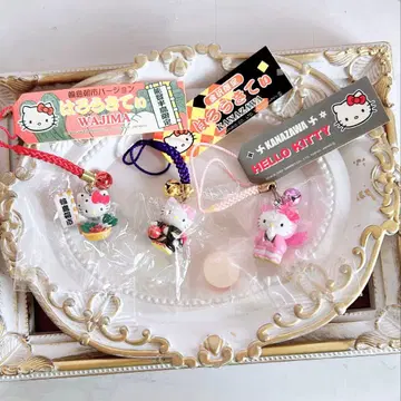 헬로키티 이시카와 한정판 금 가나자와 족쇄 3종 세트