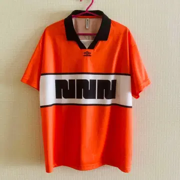 새상품급 Umbro NBB WEEKEND 반팔 셔츠 오렌지