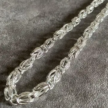 멕시칸 주얼리 실버 922 럭셔리 체인 목걸이