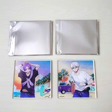 블루 록 나기 세이시로 미카게 레오 아크릴 코스터 세트