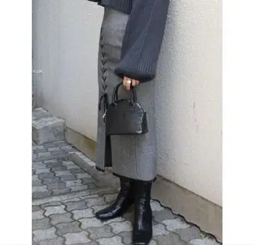 MURUA 스트링 펜슬 스커트