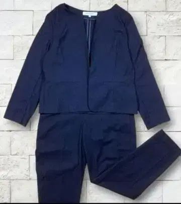 NATURAL BEAUTY BASIC 수트 셋업 네이비 M