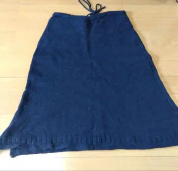 45rpm 니트 스커트 네이비