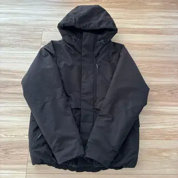 남성용 워크맨 XShelter 단열 방수 방한 자켓 블랙 M