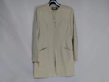 90s DKNY 실크 혼방 노카라 자켓 사이즈 4