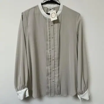 베이지 긴팔 블라우스 프리 사이즈