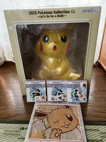 포켓몬 1번 복권 라스트 원상 피카츄 h상 i상 세트 이브이