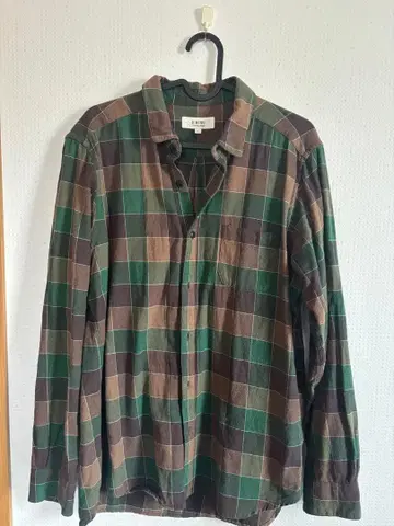 B:MING XL 긴팔 체크 셔츠