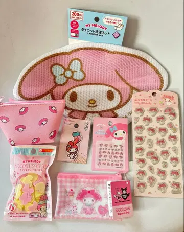 마이멜로디 파우치 씰 세탁망 세트