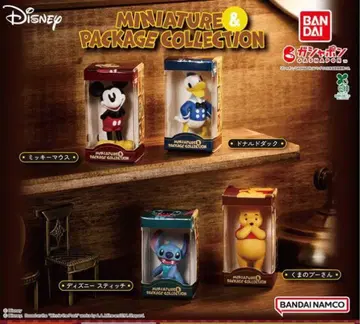 미키 푸우 스티치 미니어처 컬렉션 가챠 디즈니