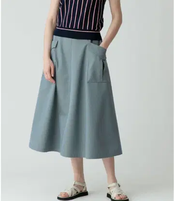 [ 새상품급 ] allureville T/C 타스란 워크 플레어 스커트