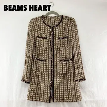 W0773T BEAMS HEART 노카라 자켓