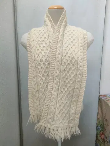 인버아란 아이보리 울 머플러