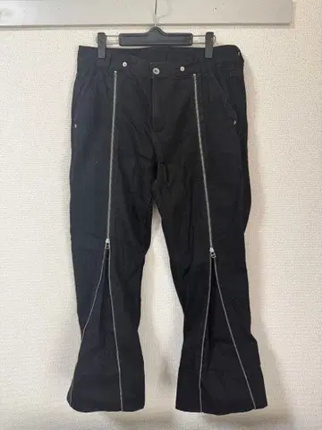 ZARA 지퍼 커스터마이즈 플레어 데님 팬츠 존 로렌스 설리번 스타일