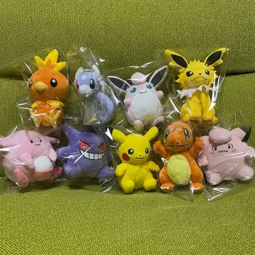 포켓몬 포켓몬스터 봉제 인형 9종 세트