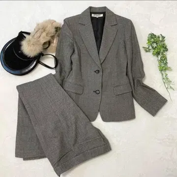 NATURAL BEAUTY BASIC 수트 셋업 블랙 S 울