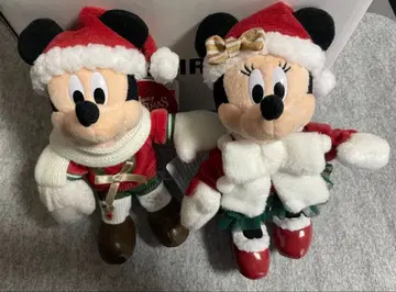디즈니 크리스마스 2025 미키 미니 인형 배지