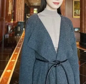 금일 한정! L'Or 니트 가운 코트 카지마리