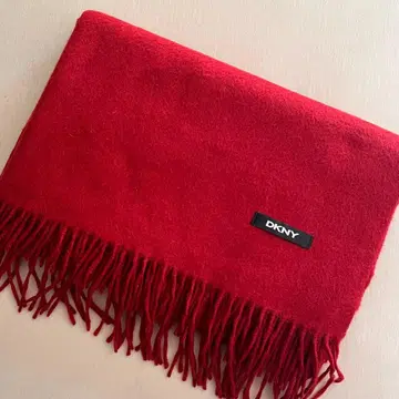 DKNY 캐시미어 스톨 빨간색