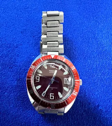 세이코 토모니 다이버 5001-7020 빨간색 베젤 풀 오리지널