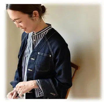 깔끔한 데님 자켓