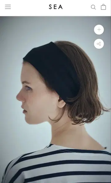 SEA HAIR BAND 블랙