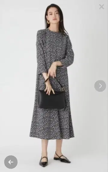 Milla Owen 내로우 실루엣 그로그랭 원피스