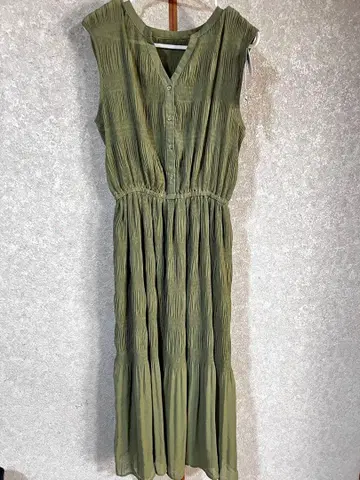 OLIVE des OLIVE 슬리브리스 롱 원피스 F