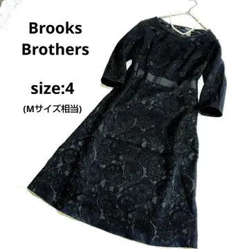 [ 미사용급 ] 브룩스브라더스 자수 자카드 포멀 원피스